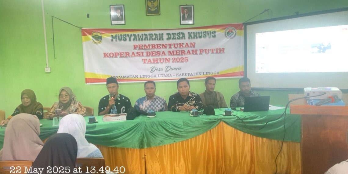 Terbentuknya Koprasi Merah Putih Desa Duara awal Mandirinya Ekonomi Masyatakat Desa