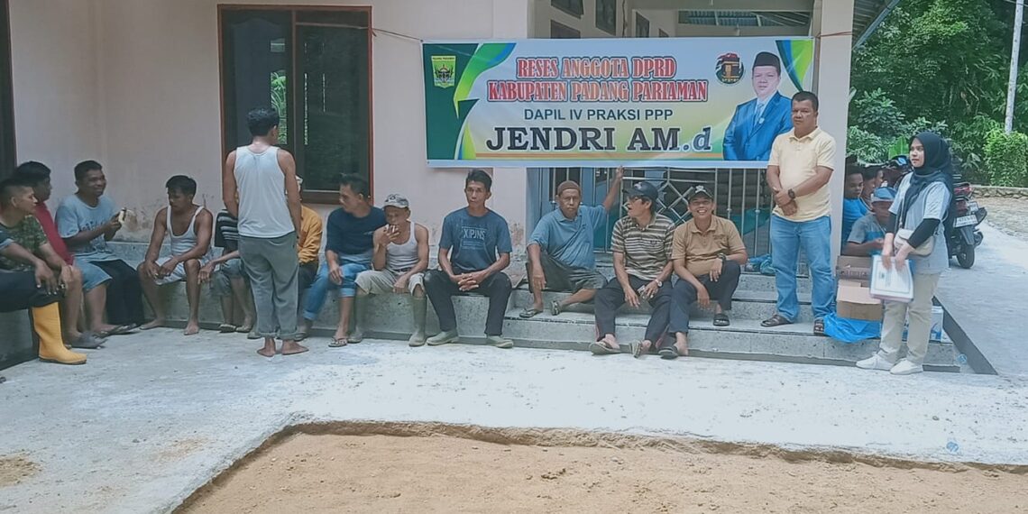 Jendri Gelar Reses Serap Aspirasi Masyarakat Kayu angik