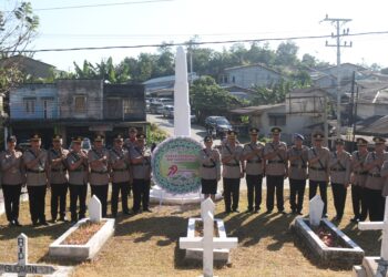 Tabur Bunga dan Doa Bersama Polres Bengkayang Peringati Hari Bhayangkara ke-79