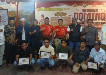 Turnamen Domino Menyambut Hut Bayangkara ke 79 Resmi Ditutup Kapolresta Tanjungpinang