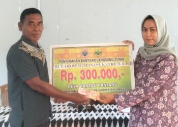 Pemdes Rantau panjang Realisasikan 37 KPM BLT DD Pada Agustus 2025.