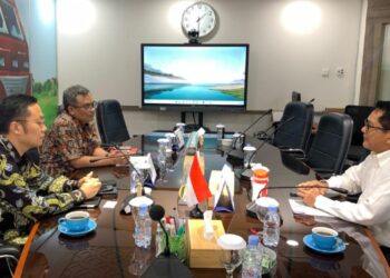 Bupati JKA Kunjungi Dirjen Perhubungan RI Usulkan Rel Kereta Api Ke Sungai Limau