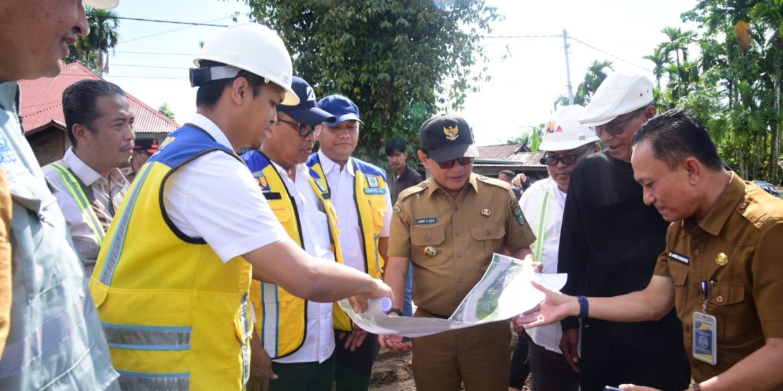 Bupati Apresiasi BWSS V Kabulkan Usulan Penambahan Pengerjaan Tanggul