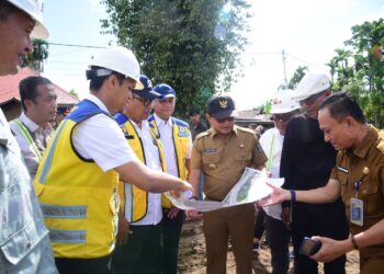 Bupati Apresiasi BWSS V Kabulkan Usulan Penambahan Pengerjaan Tanggul