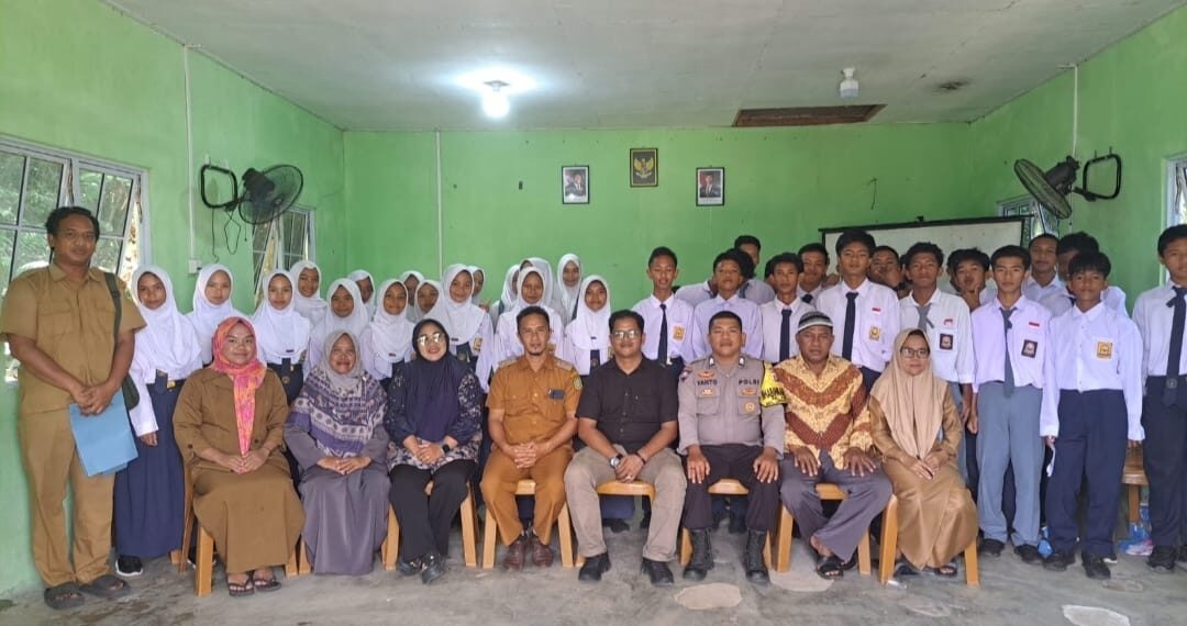 Polsek Daik Gelar Sosialisasikan Bahaya Dampak Narkoba