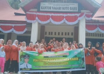 Perangkat Nagari Koto Baru bersama Dinsos p3A adakan penyuluhan dan pelatihan kader