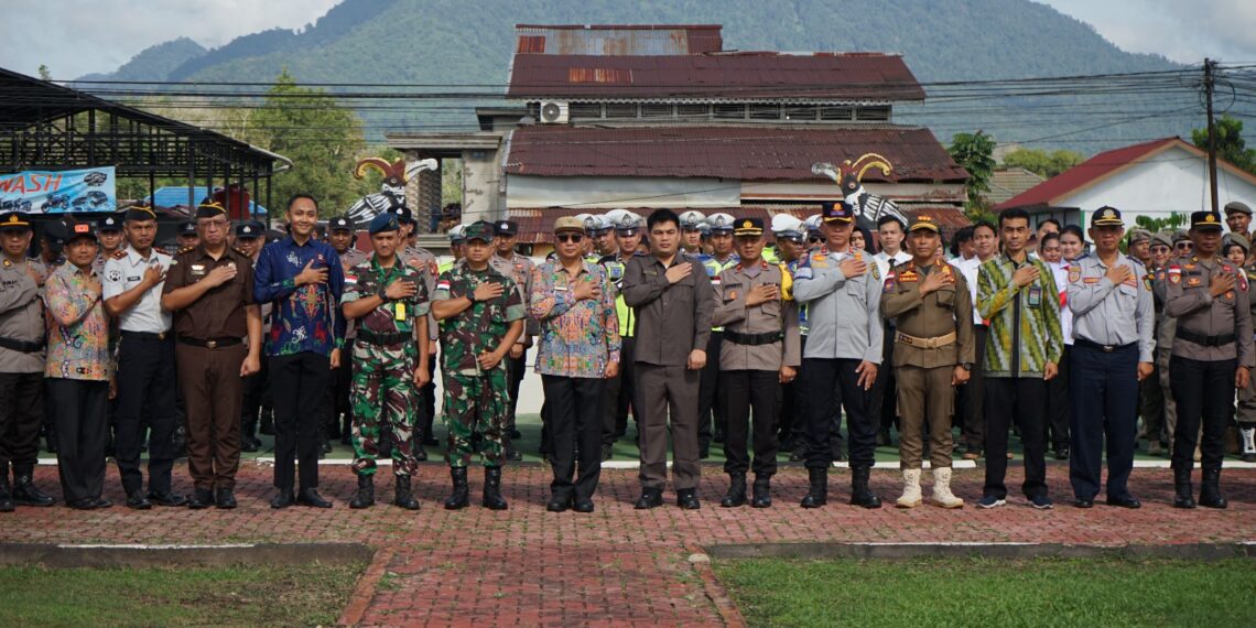 Polres Bengkayang Gelar Apel Pasukan Operasi Ketupat Kapuas 2026, Amankan Mudik Lebaran 1447 H