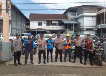 Polres Bengkayang Amankan Ibadah Misa Jumat Agung, Jemaat Beribadah Khusyuk