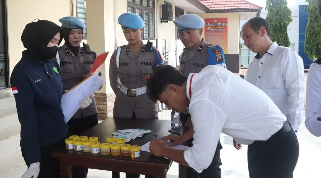 Propam Polda Kalbar Gelar Gaktibplin di Polres