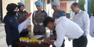 Propam Polda Kalbar Gelar Gaktibplin di Polres