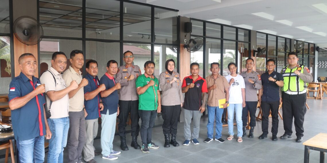Silaturahmi Humanis, Kapolres Landak Perkuat Komunikasi dengan Serikat Buruh