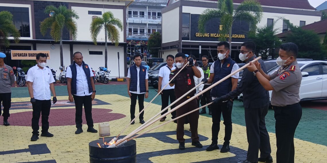 Polresta Tanjungpinang Komitmen Perangi Peredaran Narkoba