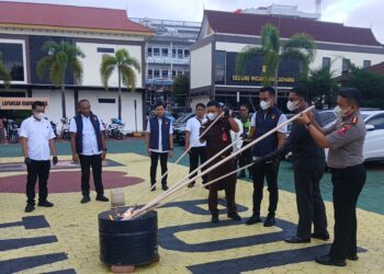 Polresta Tanjungpinang Komitmen Perangi Peredaran Narkoba