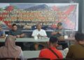 Dihadapan puluhan Media Andi Cori Peringatkan Aktivitas Tambang Pasir Diduga Ilegal di Bintan