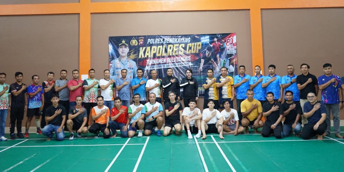 HUT Bhayangkara ke-80 Makin, Kapolres Bengkayang Gelar Batminton Cup 2026  Upaya Lahirkan Atlet Berprestasi