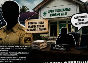Kepala UPTD Puskesmas Padang Alai Menjadi Sorotan Selaku ASN “Lama Tidak Masuk Kerja”