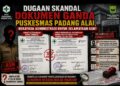 Dokumen Ganda Yang Diterbitkan Puskesmas Padang Alai Menuai Sorotan Tajam.