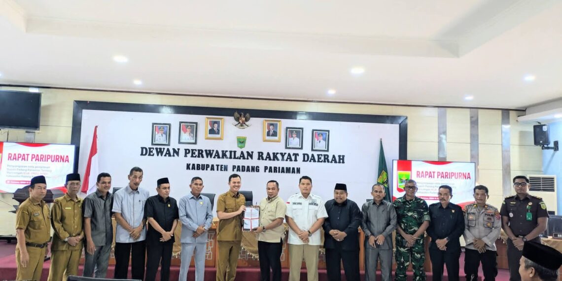 DPRD Padang Pariaman Gelar Rapat Paripurna, Bupati Sampaikan Arah Kebijakan APBD 2027