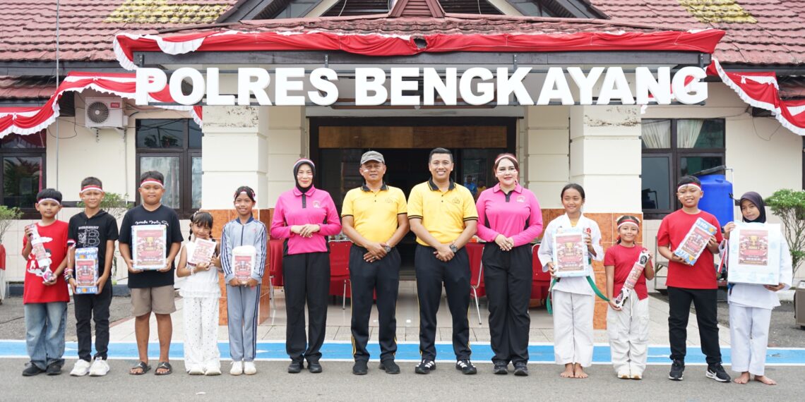 Semarak HUT RI ke-81, Polres Bengkayang Gelar Lomba Tradisional, Demi Kebersamaan