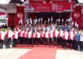 MAN 1 Pariaman Meriahkan HUT RI ke-81, Marching Band Tampil Memukau di Halaman Kantor Bupati
