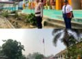 Kapolsek Pimpin Upacara di SMPN 4 Sungai Sariak, Siswa Diingatkan Jaga Masa Depan