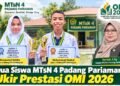 Dua Siswa MTsN 4 Padang Pariaman Ukir Prestasi OMI 2026, Siap Bawa Nama Madrasah ke Tingkat Provinsi