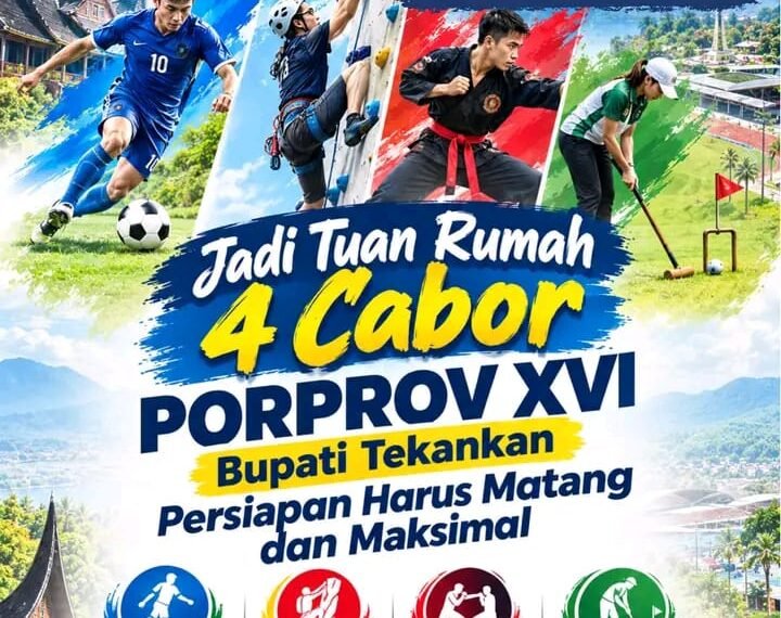 PORPROV XVI Sumbar Tinggal Hitungan Hari, Padang Pariaman Gaspol Siapkan 4 Cabor