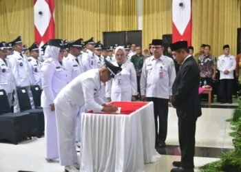 73 Wali Nagari Resmi Dilantik, JKA Tekankan Kepemimpinan Berintegritas dan Kolaboratif