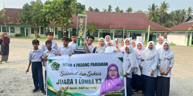 Bukan Sekadar Rebut Piala, MTsN 4 Padang Pariaman Tanamkan Disiplin Siswa Lewat Lomba K3