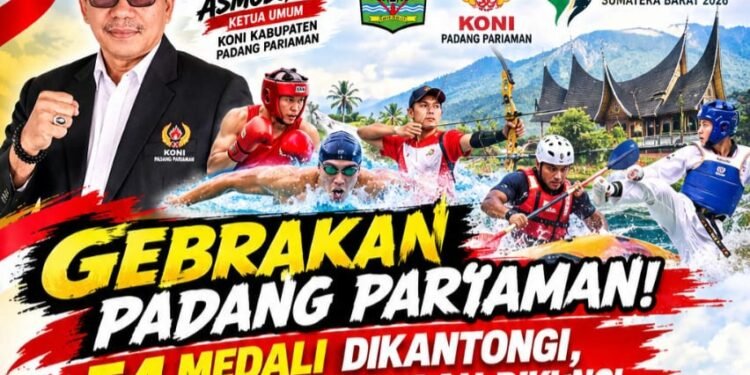 GEBRAKAN PADANG PARIAMAN! 54 MEDALI SUDAH DIKANTONGI, 13 EMAS BIKIN PERSAINGAN MAKIN PANAS