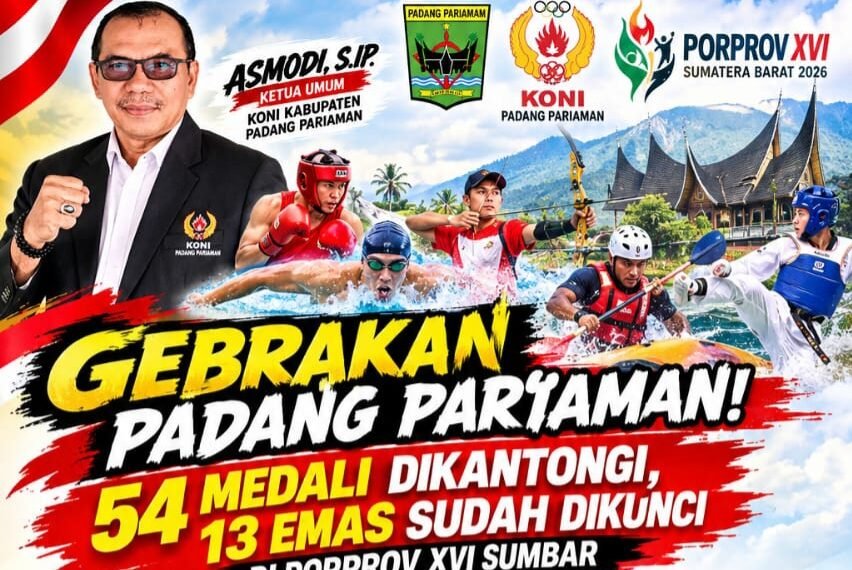 GEBRAKAN PADANG PARIAMAN! 54 MEDALI SUDAH DIKANTONGI, 13 EMAS BIKIN PERSAINGAN MAKIN PANAS