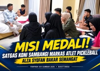 Satgas KONI Perkuat Mental Atlet Pickleball Padang Pariaman, Target Medali di PORPROV XVI