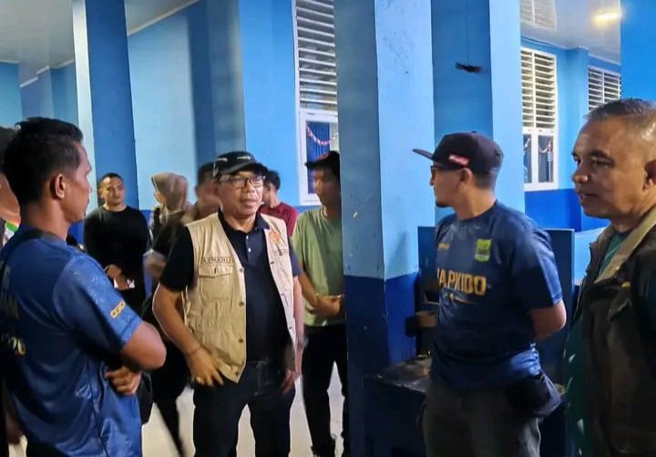 Asmadi Sambangi Posko Hapkido Padang Pariaman di Solok, Beri Motivasi Atlet