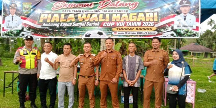 Liga Wali Nagari Cup VIII Resmi Dibuka, Camat Apresiasi Kekompakan Nagari Ambuang Kapua