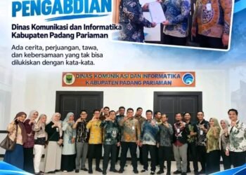 3 Tahun 7 Bulan Mengabdi, Heri Sugianto Tinggalkan Kenangan di IKP Diskominfo Padang Pariaman
