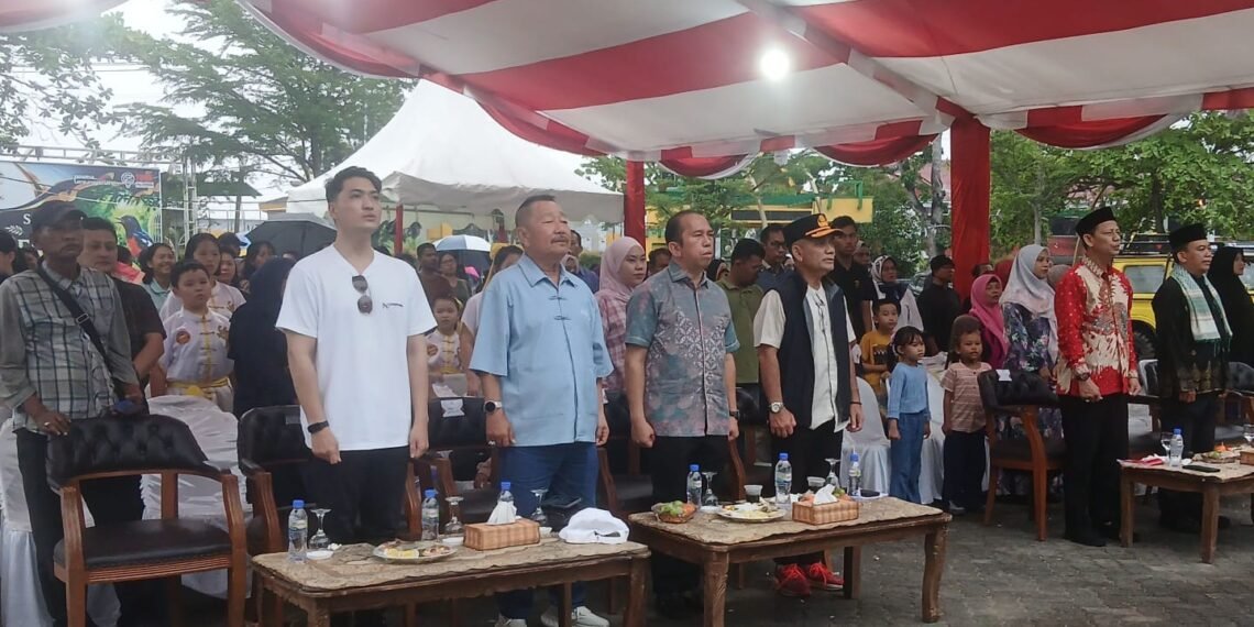 Diguyur Hujan, Seni Gendang Kepri Binaan Boby Jayanto Tampil Memukau di Simponi Alam Berkicau