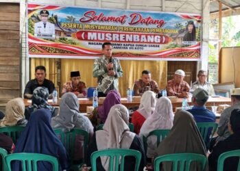 Musrenbang Ambuang Kapua Sungai Sariak Himpun Aspirasi, Wali Nagari Prioritaskan Perjuangan Pembangunan